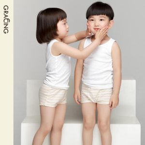 GRACING KIDS 天然彩棉 儿童内裤【男童 / 女童】3条装 Natural Colored Cotton【Boy / Girl】Kids Underwear 3pcs